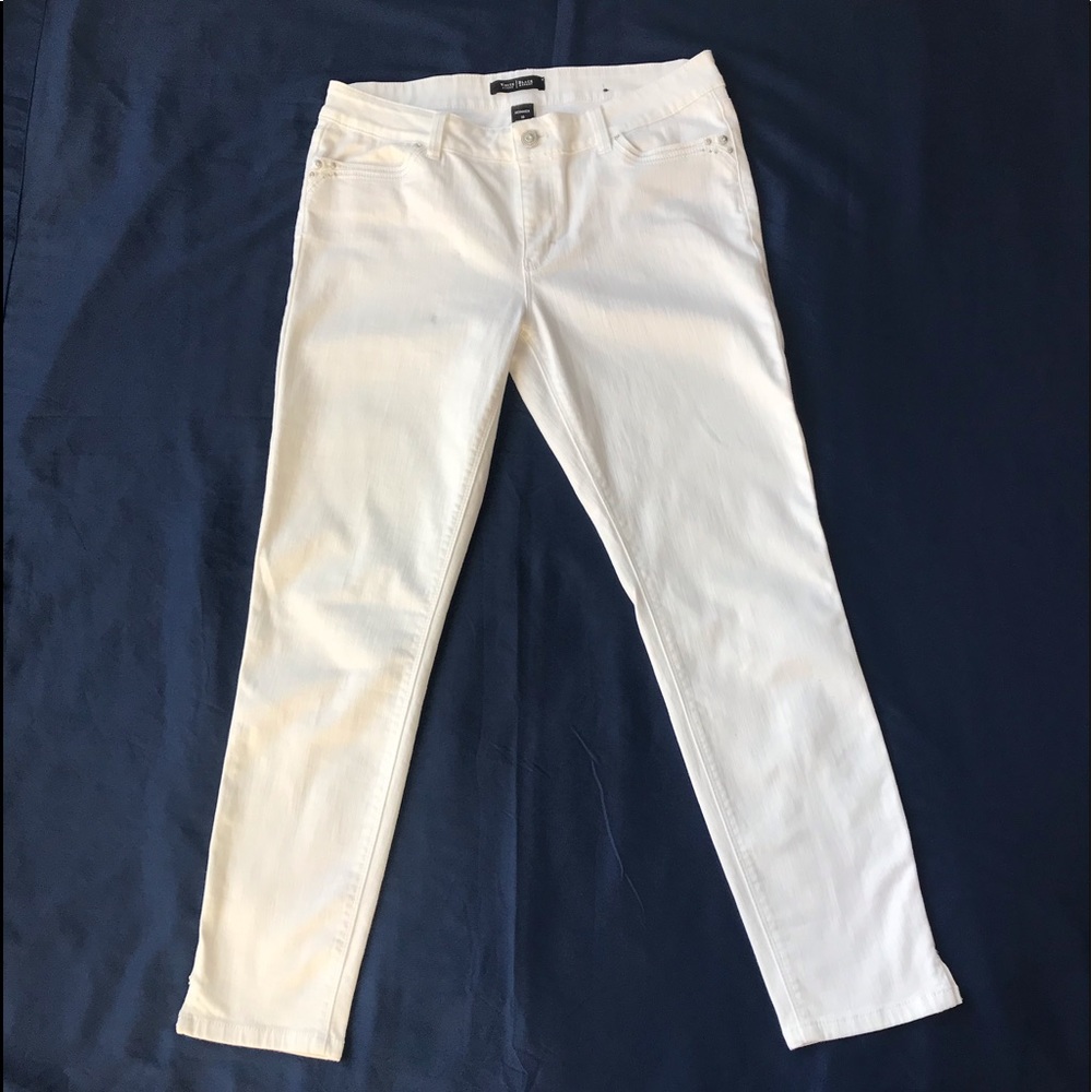 White Skimmer Jeans